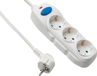 Удлинитель Electraline 62010 (1.5 м, белый)