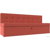 Диван Лига диванов Техас 340 (микровельвет коралловый)