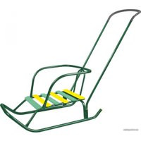 Санки Nika Ветерок 6 В6/З2 (зеленый)