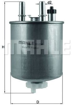 

Топливный фильтр Mahle Knecht KL834
