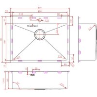 Кухонная мойка ZorG ZRN 5065 Premium + cмеситель Mars Premium Satin