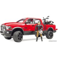 Набор Bruder RAM 2500 Power Wagon including Ducati Desert Sled 02502