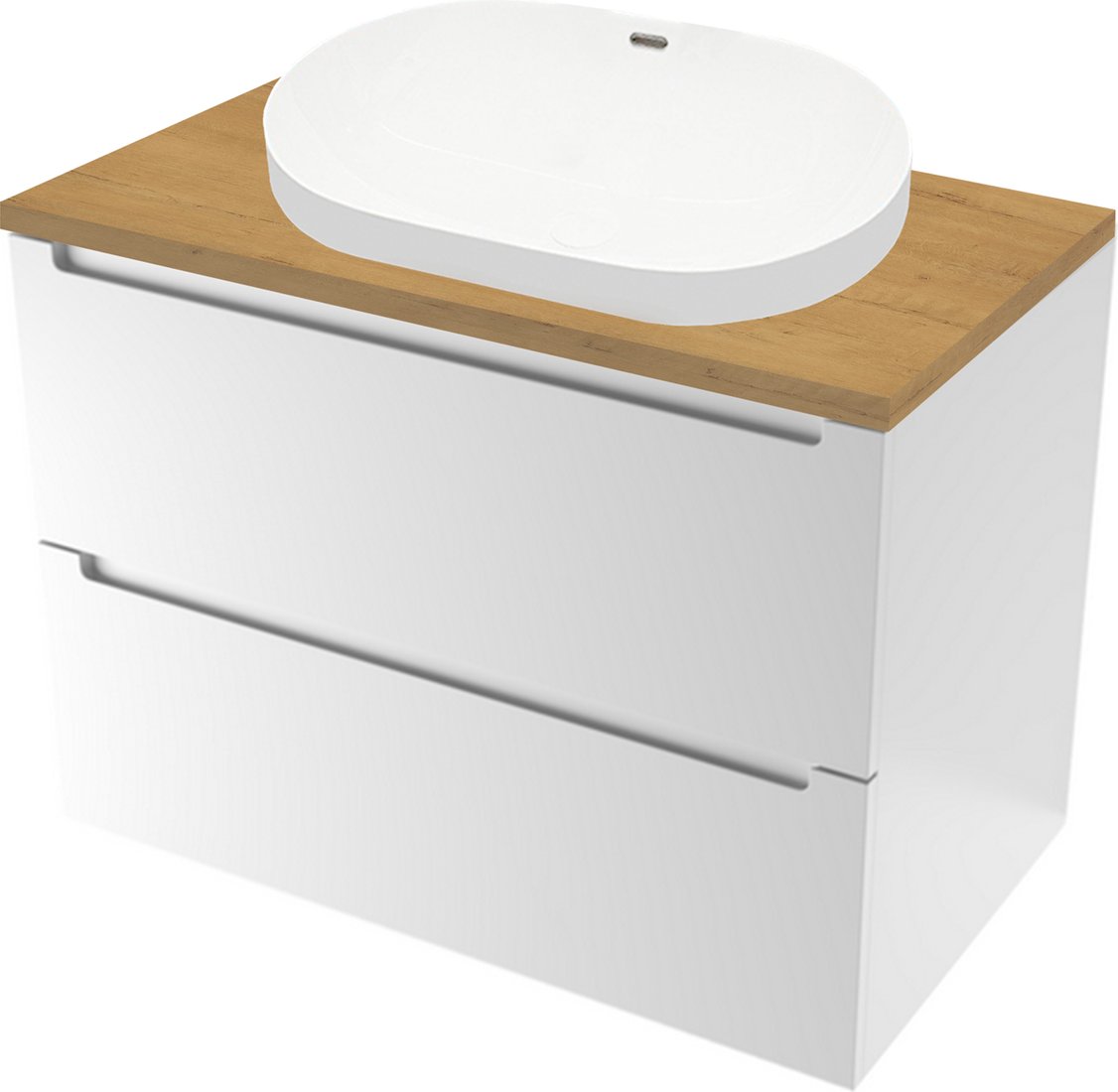 

ЗОВ Тумба с умывальником Дион 80 D80LWP0M9003MKV5-HPL38T6002