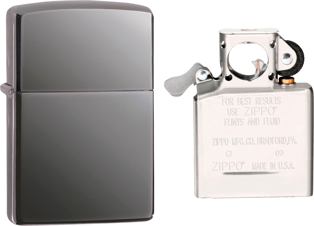 

Зажигалка Zippo Black Ice 29789 (с дополнительным блоком для трубки)