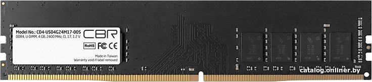 Оперативная память CBR 4ГБ DDR4 2400 МГц CD4-US04G24M17-00S