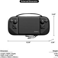Чехол для приставки Tomtoc Carrying Case G38 для Steam Deck (серый)