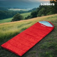 Спальный мешок Sundays ZC-SB010 (2шт, красный)
