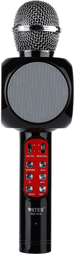 

Bluetooth-микрофон Wster WS-1816 (черный)