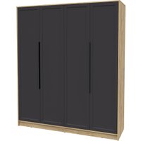 Шкаф распашной Интерлиния Концепт Тренд КТ-Ш4 (дуб золотой/пепел)