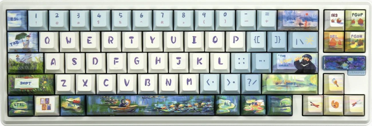 Клавиатура Varmilo Sword68 Monet (Kailh Prestige Silent, нет кириллицы)