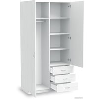 Шкаф распашной Involux Престон 226H011 (белый структурный)