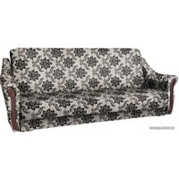 Диван Асмана Анна (рогожка вензель коричневый)