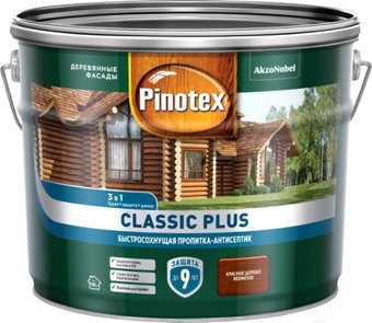 Антисептик Pinotex Classic Plus 3 в 1 2.5 л (красное дерево)
