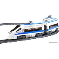Конструктор KAZI 98104 Скоростной поезд (звук+свет)