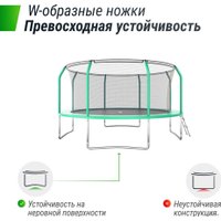 Батут Unix Line Supreme Basic 14 ft (green)