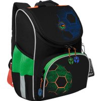Школьный рюкзак Grizzly RAm-685-10 (черный/синий)