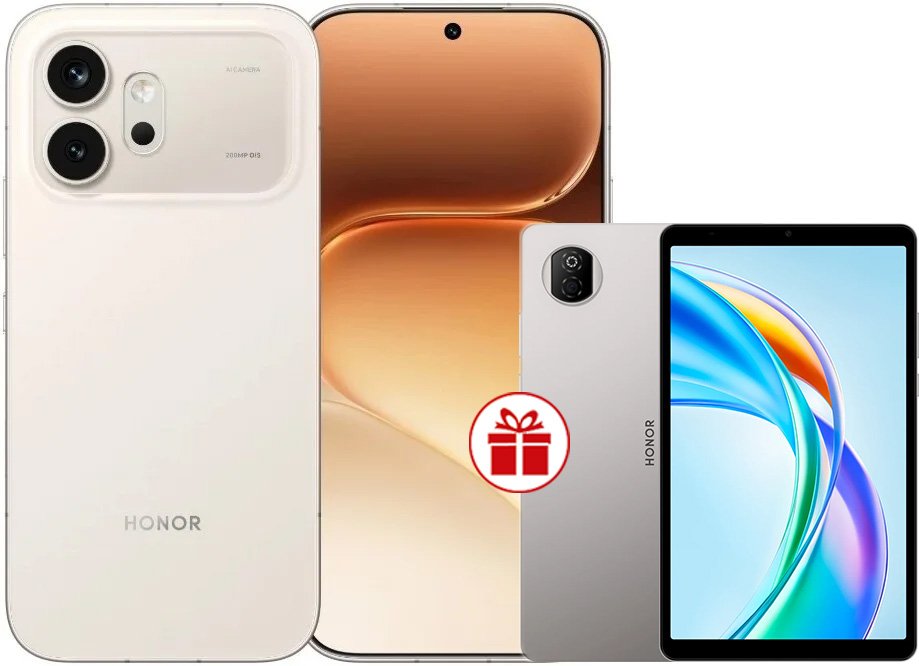 

Телефон HONOR 600 Dual SIM 12GB/256GB международная версия (бежевый) + планшет HONOR Pad X7 LTE 4GB/128GB (серый) по акции
