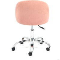 Офисное кресло TetChair Melody (флок, розовый)