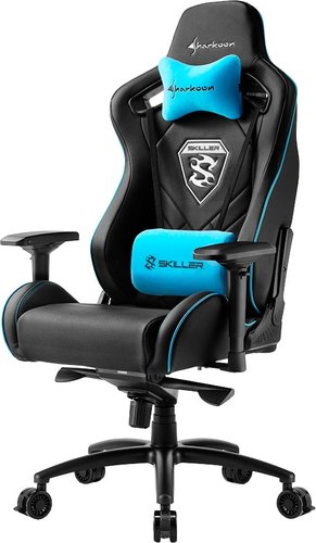 Игровое (геймерское) кресло Sharkoon Shark Skiller SGS4 BK/BU (черный/синий)