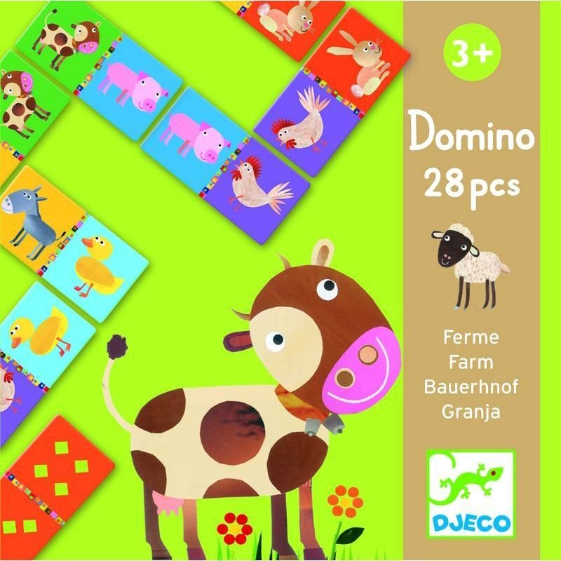 

Развивающая игра Djeco Домино Животные 08158