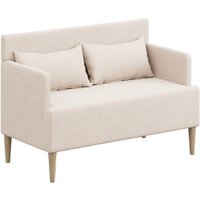 Диван Mio Tesoro Киус с подушками (микровелюр/бежевый №1)