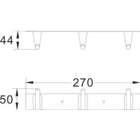 Планка с крючками Shevanik SG5731