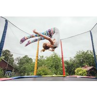 Батут Sundays Acrobat-D252 (зеленый, с сеткой)