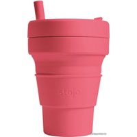 Многоразовый стакан Stojo S2-PNY-C (пион, 0.47 л)