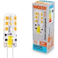 Светодиодная лампочка Wolta WSTD-JC-12V3W6KG4-S 3Вт 6500K G4