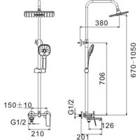 Душевая система  Belz B24533