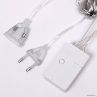 Гирлянда бахрома Серпантин Бахрома Волшебство 2.5 м 126 ламп LED (теплый белый)