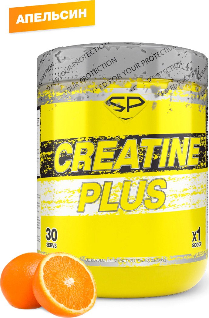 

Моногидрат креатина Steelpower Creatine Plus (300 г, апельсин)