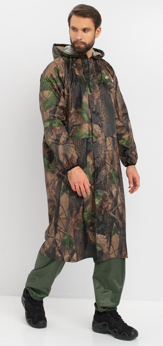 

Плащ Huntsman ВВЗ 48-50/176 ткань Таффета PVC (20000мм) цвет Лес