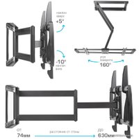 Кронштейн для телевизора Kromax GALACTIC-61 (черный)