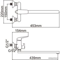 Смеситель Ledeme H48 L2248 (хром)