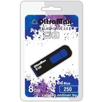 USB Flash OltraMax 250 8GB (синий) [OM-8GB-250-Blue]