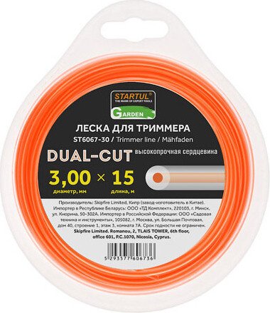 

Леска для триммера Startul Garden Dual-cut ST6067-30