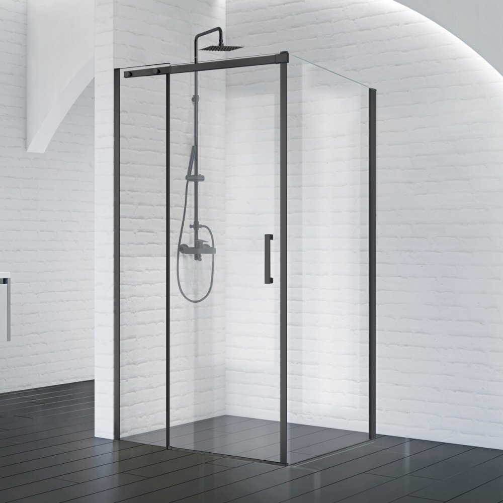 

Душевой уголок BelBagno ACQUA-AH-1-150/90-C-NERO