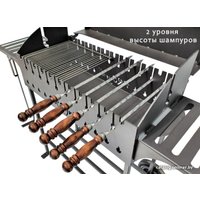 Мангал для дачи Progrill Чикаго XL на колесах (5 мм)