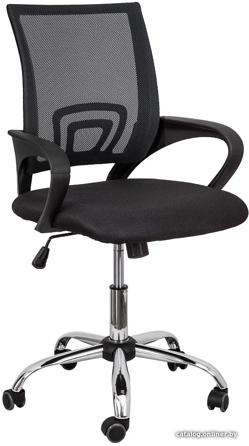 Офисное кресло AksHome Ricci Chrome (черный)