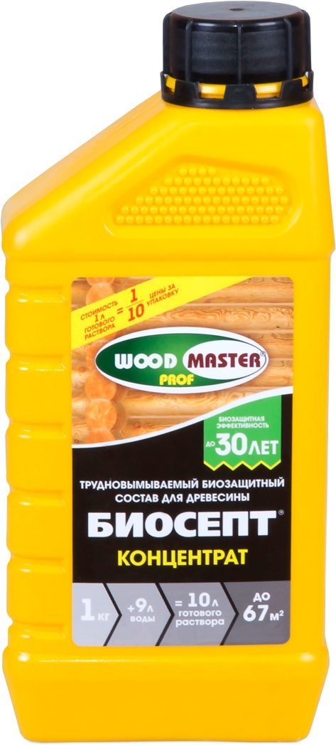 

Антисептик Woodmaster Биосепт Концентрат (1 кг)