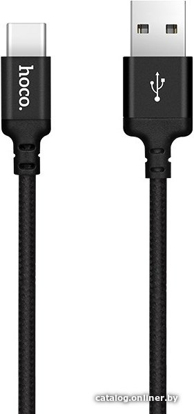 Кабель Hoco X14 USB Type-C (1 м, черный)