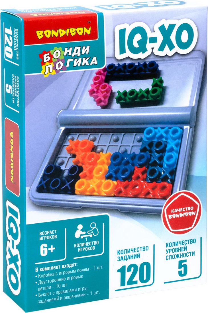 

Настольная игра Bondibon БондиЛогика IQ-Xo ВВ5843