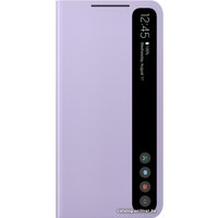 Чехол для телефона Samsung Smart Clear View Cover S21 FE (фиолетовый)