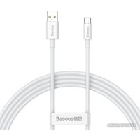 Кабель Baseus Superior Series Fast Charging USB Type-A - USB Type-C (1 м, белый)
