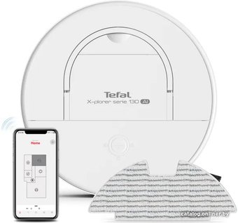 Робот-пылесос Tefal X-Plorer Serie 130AI Animal & Allergy RG9077WH