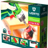 Дрель-шуруповерт Verto 50G273 (с 2-мя АКБ)