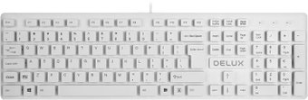 Клавиатура Delux KA150U (белый)