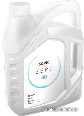 Моторное масло ZIC Zero 30 0W-30 4л