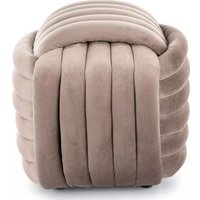 Пуфик Signal Bruni Velvet (темно-бежевый)